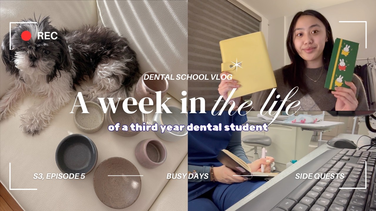 a busy week in the life of a 3rd year dental student | exams, studying ...