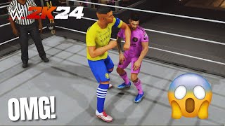 🔥CR7 vs Messi: The Battle That Will Settle the Score! #wwe