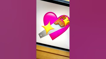 💖🪚 Sparkling Heart Emoji #creative #emoji #procreate