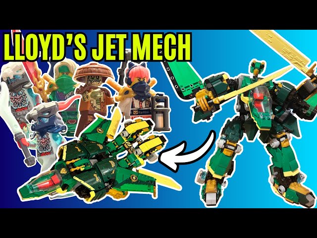 This Set is the BEST - Lloyd's Transforming Jet Mech REVIEW