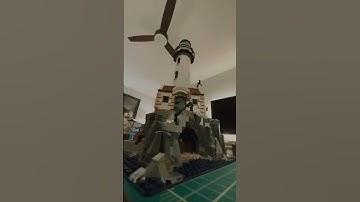 The video is amateur but the set is not. Lighthouse for the win! #lego #afol #lighthouse