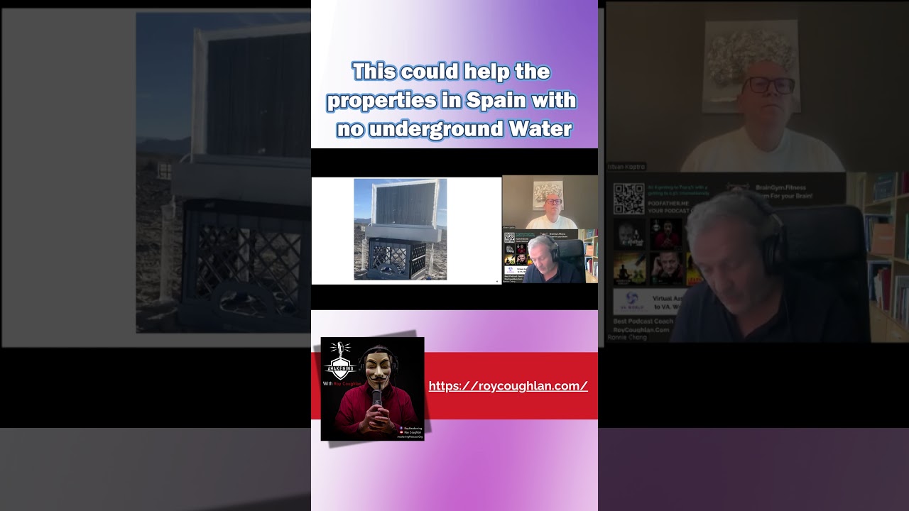 This could help the properties in Spain with no underground Water