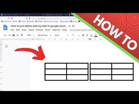Video: Kaip „Google“dokumentuose peržiūrėti du dokumentus vienas šalia kito?