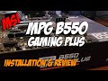 The MSI MPG B550 Gaming Plus Motherboard | Unboxing, Installation, and Review