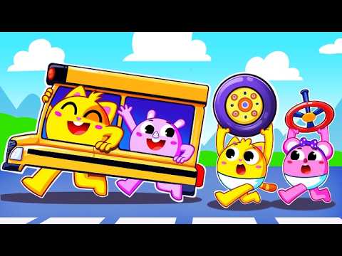 Wheels on the Baby Bus Song | Good Habits | Family Friendly | Nursery Rhymes by Toddler Zoo