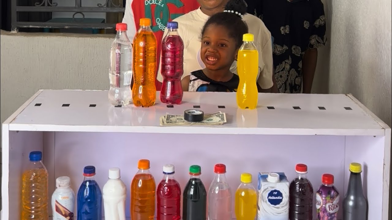 SUBSCRIBE- THE MOST FUNNY, INTERESTING & ENTERTAINING FAMILY BOTTLE COLOR MATCHING CHALLENGE