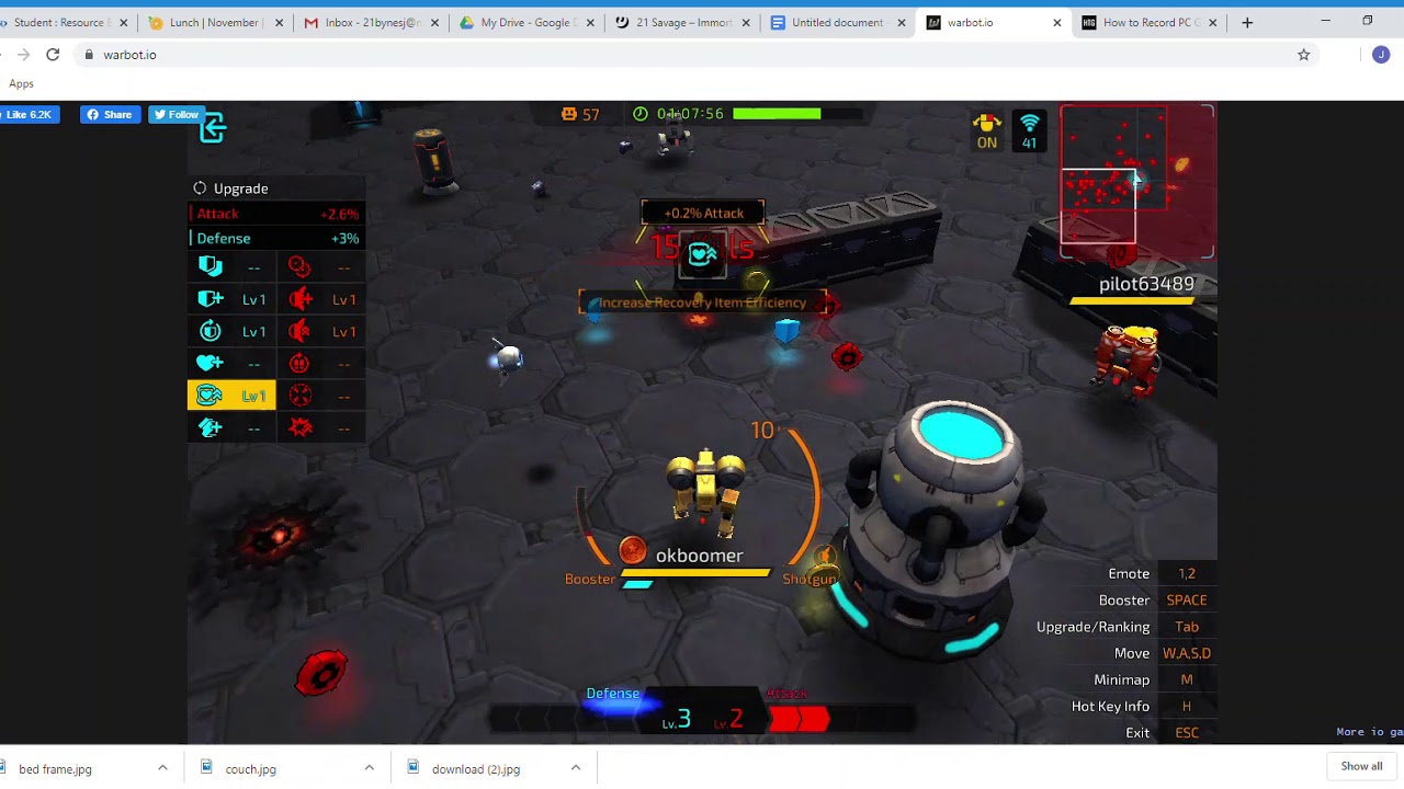 warbot io YouTube
