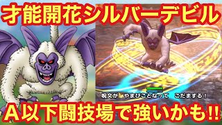 【ドラゴンクエストタクト】才能開花シルバーデビルを実践で使う！Ａ以下闘技場で強いかも！？カースイオナズンがかなり強力！