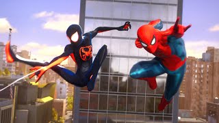 Peter and Miles Vs Sandman with NWH Final Swing and ATSV Suits - Marvel's Spider-Man 2