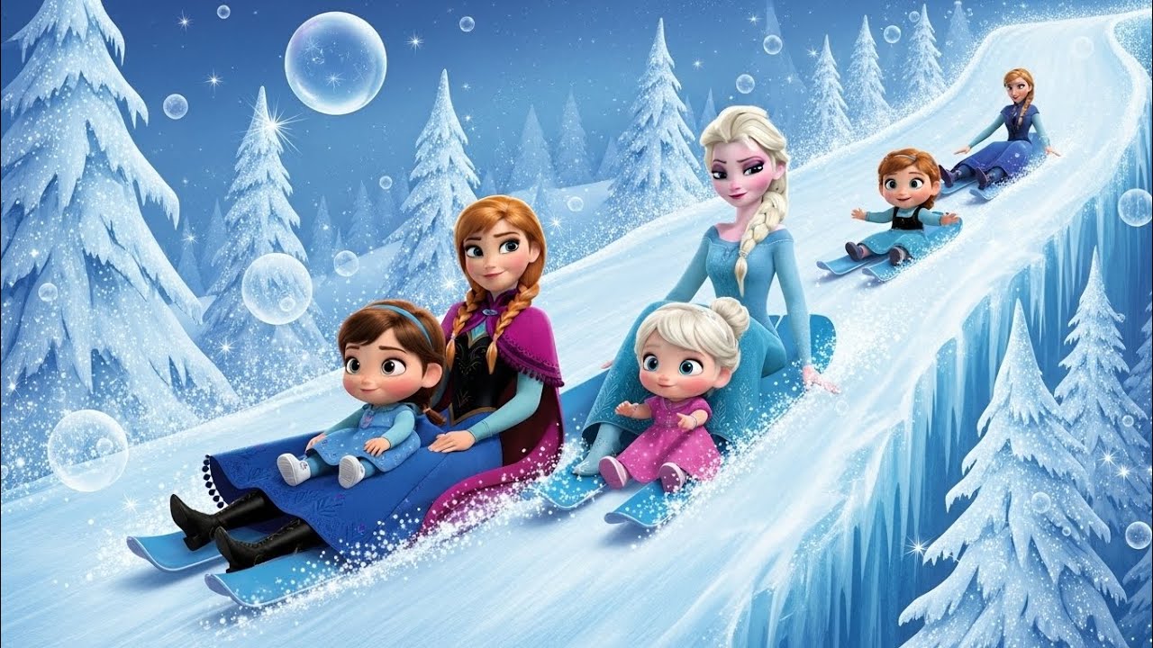 ❄️ A Frozen Day of Play — Elsa & Anna’s Magical Family Moment!