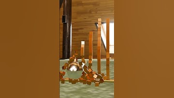 Tipping Over Stacks of Cubes. #short #cube #3dblender