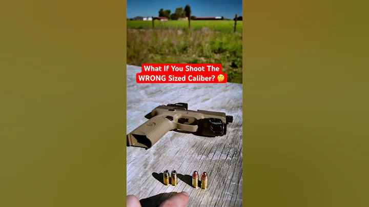 Shooting The WRONG Sized Caliber Out of a 9MM (Experiment) *Test* #gun #pewpew #guns