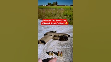 Shooting The WRONG Sized Caliber Out of a 9MM (Experiment) *Test* #gun #pewpew #guns