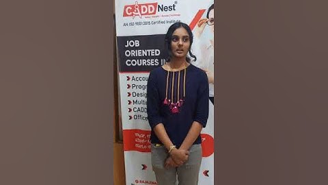 CADD Nest Rajajinagar students testimonials