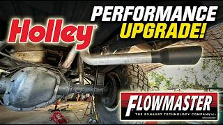 Installing A NEW FlowMaster Exhaust On My 1996 Ford F350.... DIY Project!!