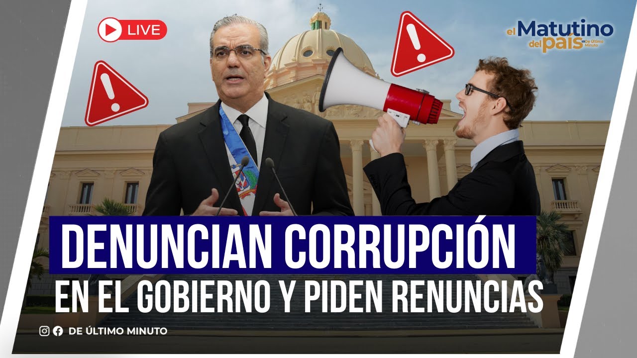 🔴EN VIVO: DENUNCIAN CORRUPCIÓN EN EL GOBIERNO / EL  MATUTINO DEL PAIS