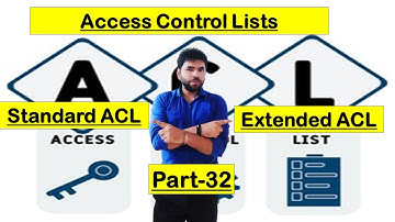 What is ACL (Access Control List) in Hindi |standard ACL vs Extended ACL | part-32 |CCNA 200-301