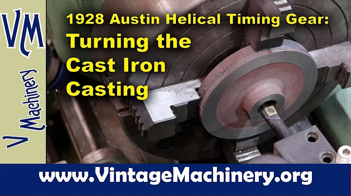 1928 Austin Timing Helical Gear: Turning the Gear ...
