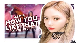 Download lagu How Would AESPA Sing HOW YOU LIKE THAT by BLACKPINK | Line Distribution