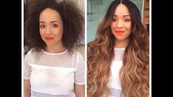 MUST WATCH!Rihanna Omrbe Lace wig install Before & After