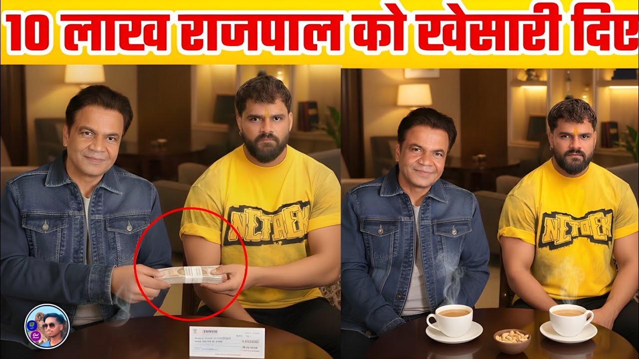 राजपाल यादव को खेसारी लाल ने मदद किया