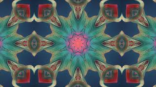 VJ Loop #7 Kaleidoscope Video Background Screensaver 1 Min