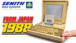 1988 ⚙️ VINTAGE, rare Laptop 💻 RESTORATION & Repair | Made in Japan!