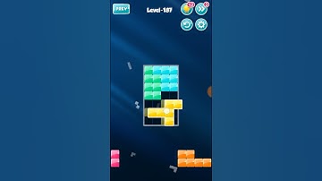 Block! Basic Novice Level 187 Walkthrough Solution