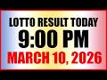 Lotto Result Today 9pm Draw March 10 2026 Swertres Ez2 PCSO