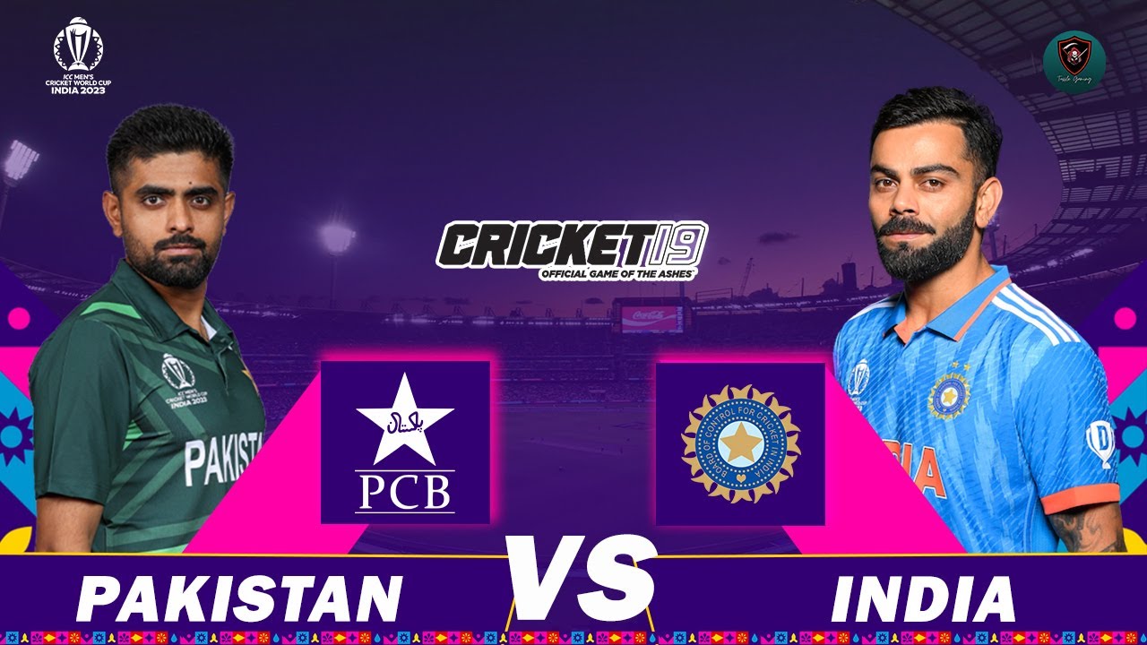 India vs Pakistan World Cup match Live score Cricket 19 Gameplay