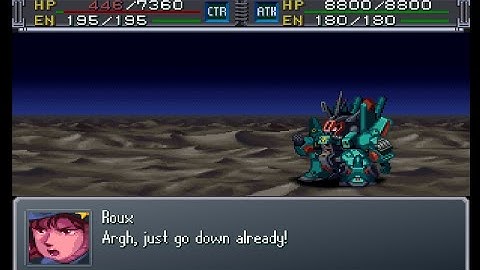 Super Robot Wars Alpha Gaiden - Doben Wolf Attack