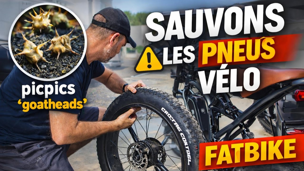 Crevaison FatBike : la solution contre les ''picpics''  Goatheads -- Flat Out