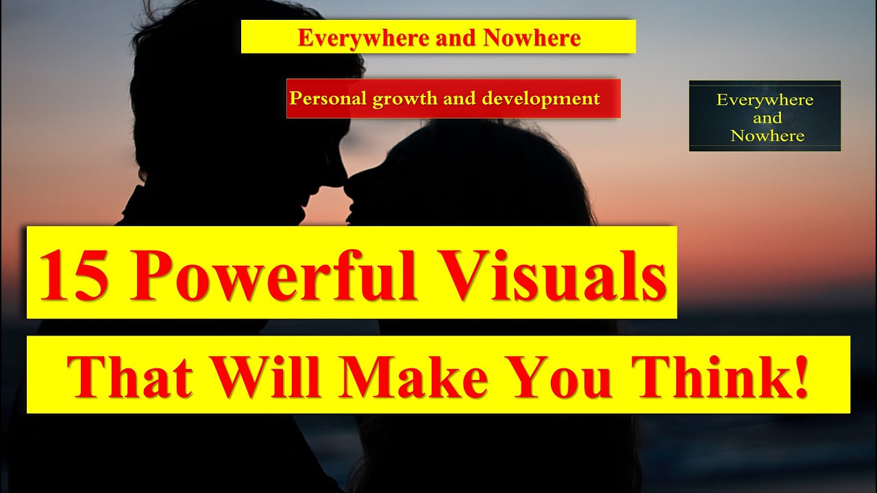 15 Powerful Visuals That Will Make You Think! - YouTube