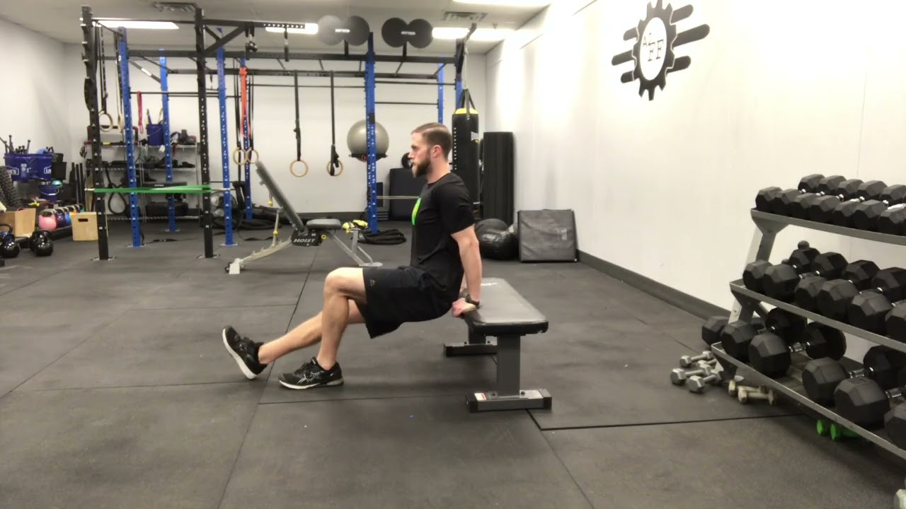 How to Do a Bench Dip | Tricep Exercise Tutorial by A-Team Fitness