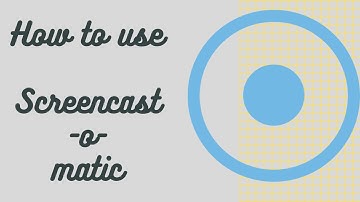 How to use Screencast-o-Matic for teachers