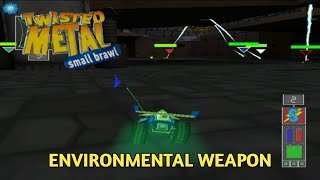 Twisted Metal Small Brawl PS1 - All Environmental Weapon Effects