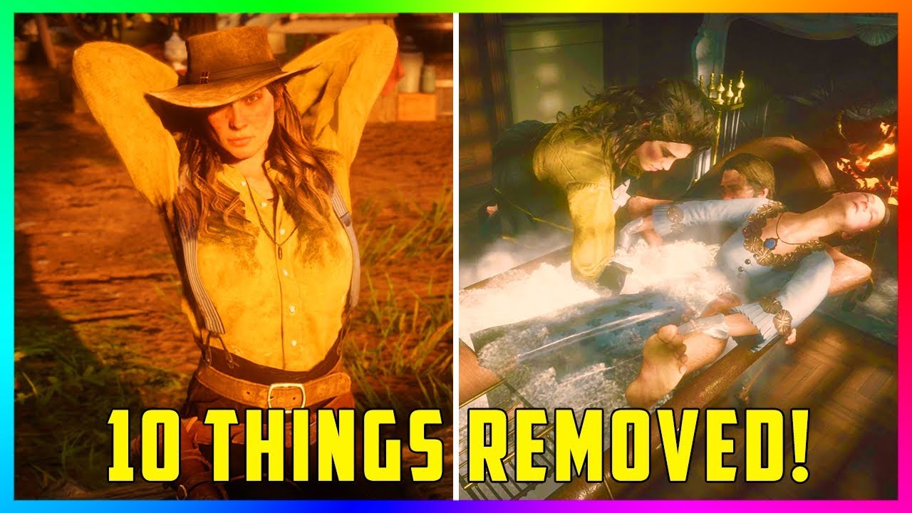 10 Things REMOVED From Red Dead Redemption 2! (RDR2)