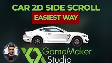 Complete car 2d side scroll game in gamemaker studio easiest way