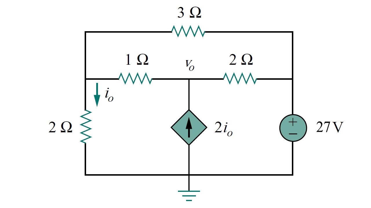 Mesh Analysis Dependent Source (Problem 3.49) YouTube