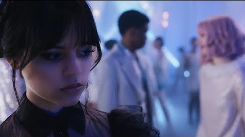 Wednesday Addams being jealous for 1:09 minutes "straight" (wenclair)