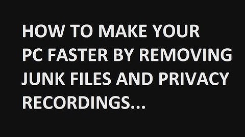 How to make your PC FASTER using CCleaner