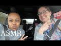 ASMR | CAR RIDE TRIGGERS W/ MY FRIEND KRISTEN 💕 (RANDOM TAPPING &amp; LOFI TRIGGERS)