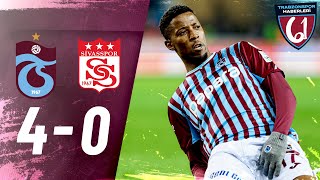Trabzonspor 4-0 Sivasspor | MAÇ ÖZETİ | Trendyol Süper Lig | Önemli Kareler