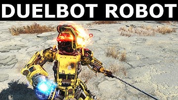 Fallout 4 Automatron - Duelbot Assaultron Companion (Battle Robot From The Mechanist