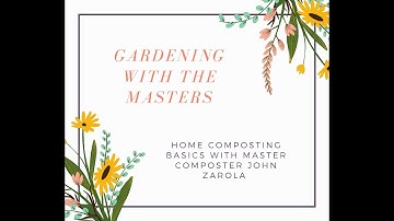 Home Composting Basics