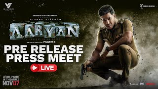 Aaryan Pre Release Press Meet LIVE | Vishnu Vishal | Praveen K | Selvaraghavan | Shraddha Shrinath