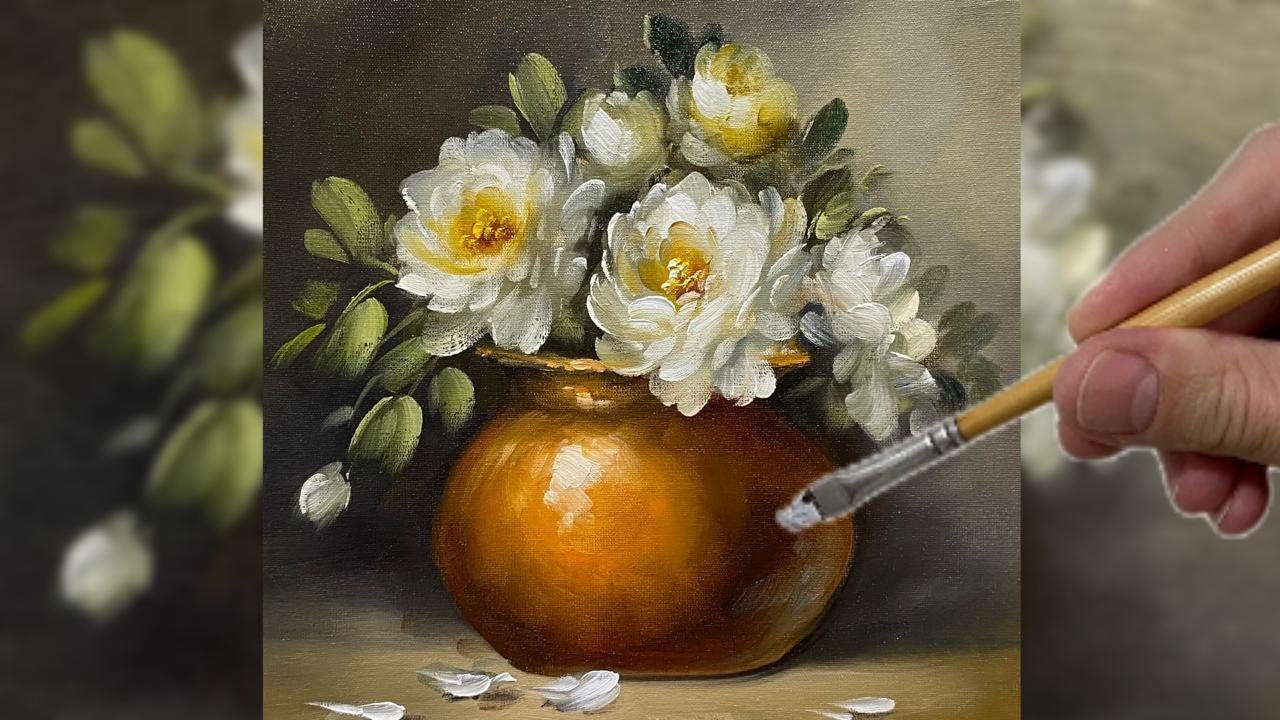 CLASSICAL PAINTING / STUDY OF LIGHT AND SHADOW / REALISTIC PAINTING STEP BY STEP