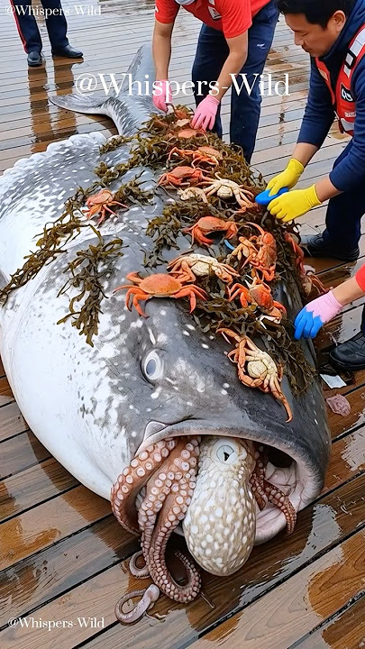 The Ocean's Gift: A Flounder's Surprising Companions #sealife #marinewonder  #fish