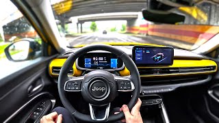 2024 Jeep Avenger [ Summit EV 156hp ] | POV Test Drive | EV Consumption