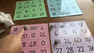 Maths bingo